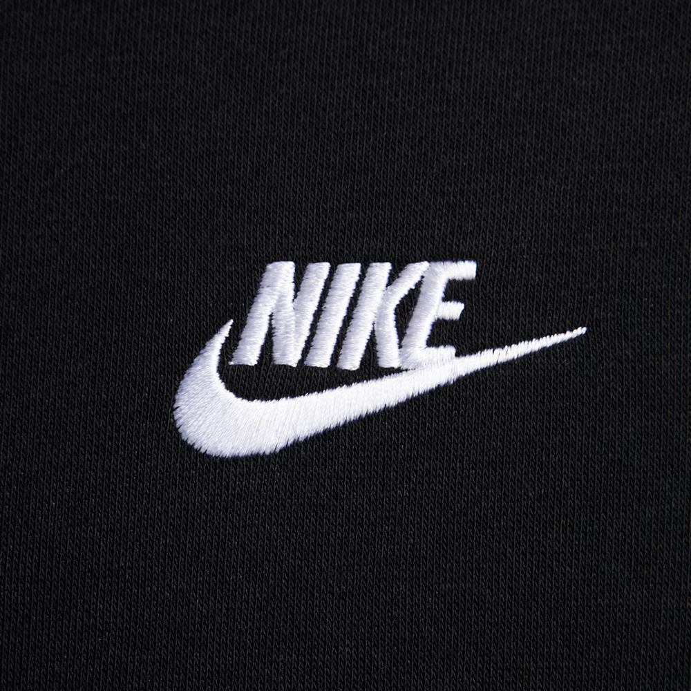 NIKE SPORTSWEAR CLUB FLEECE HOODIE-BLACK-BV2654-010