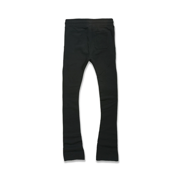 Boys Jordan Craig Uptown Stacked Sweatpants -Black - 8860LB