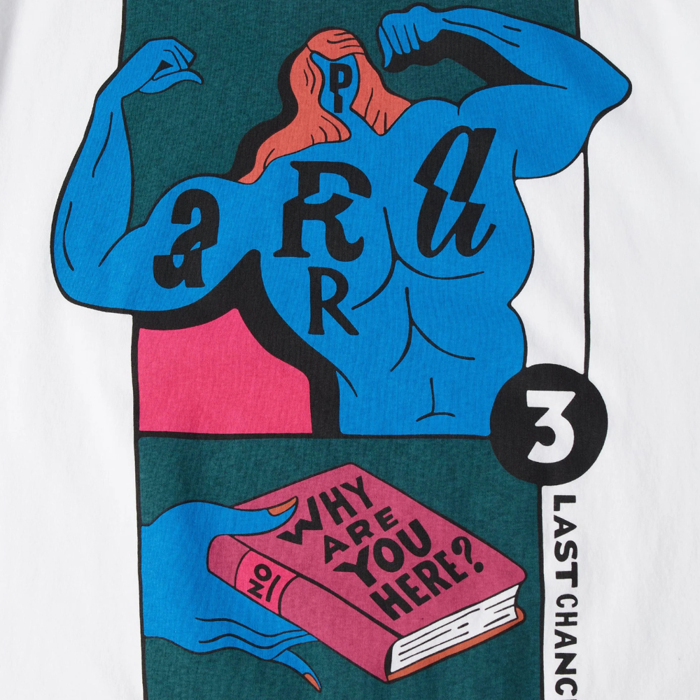Parra Why Are You Here T-Shirt-White - 55155
