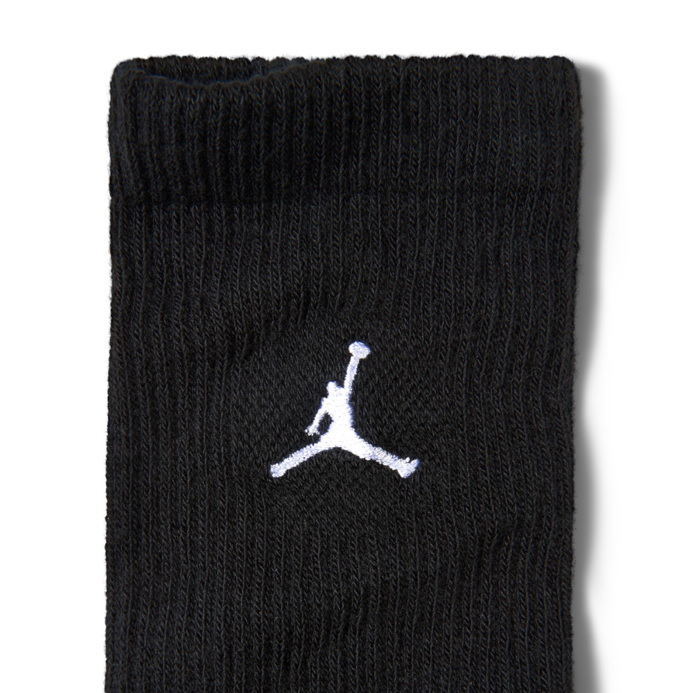 Men's Jordan Everyday Crew Socks (3 Pairs)-Black - IR6319-010