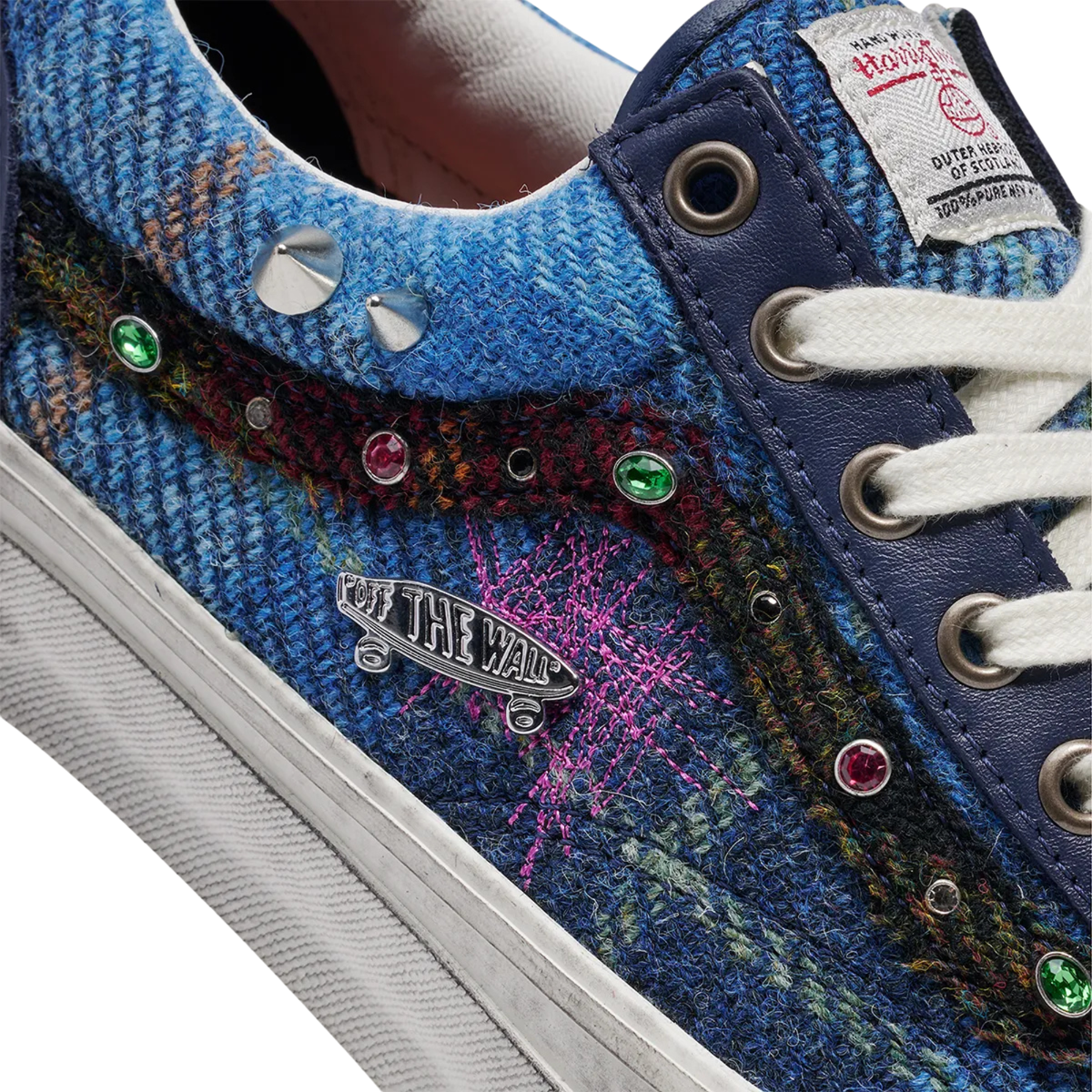 Men's Vans LX Old Skool 36 Harris Tweed 'NAVY/MULTI' - VN000E8VBIP1