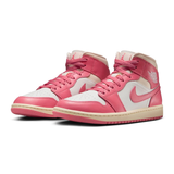 Wmns Air Jordan 1 Mid-Sail/pink Salt-guava Ice-muslin-BQ6472-109