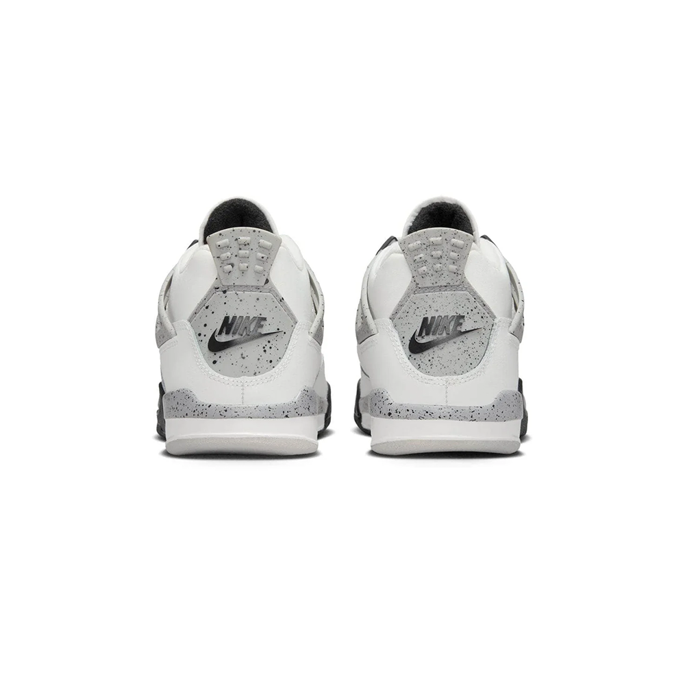 Preschool Jordan 4 Retro 'White Cement' -IB4388-100