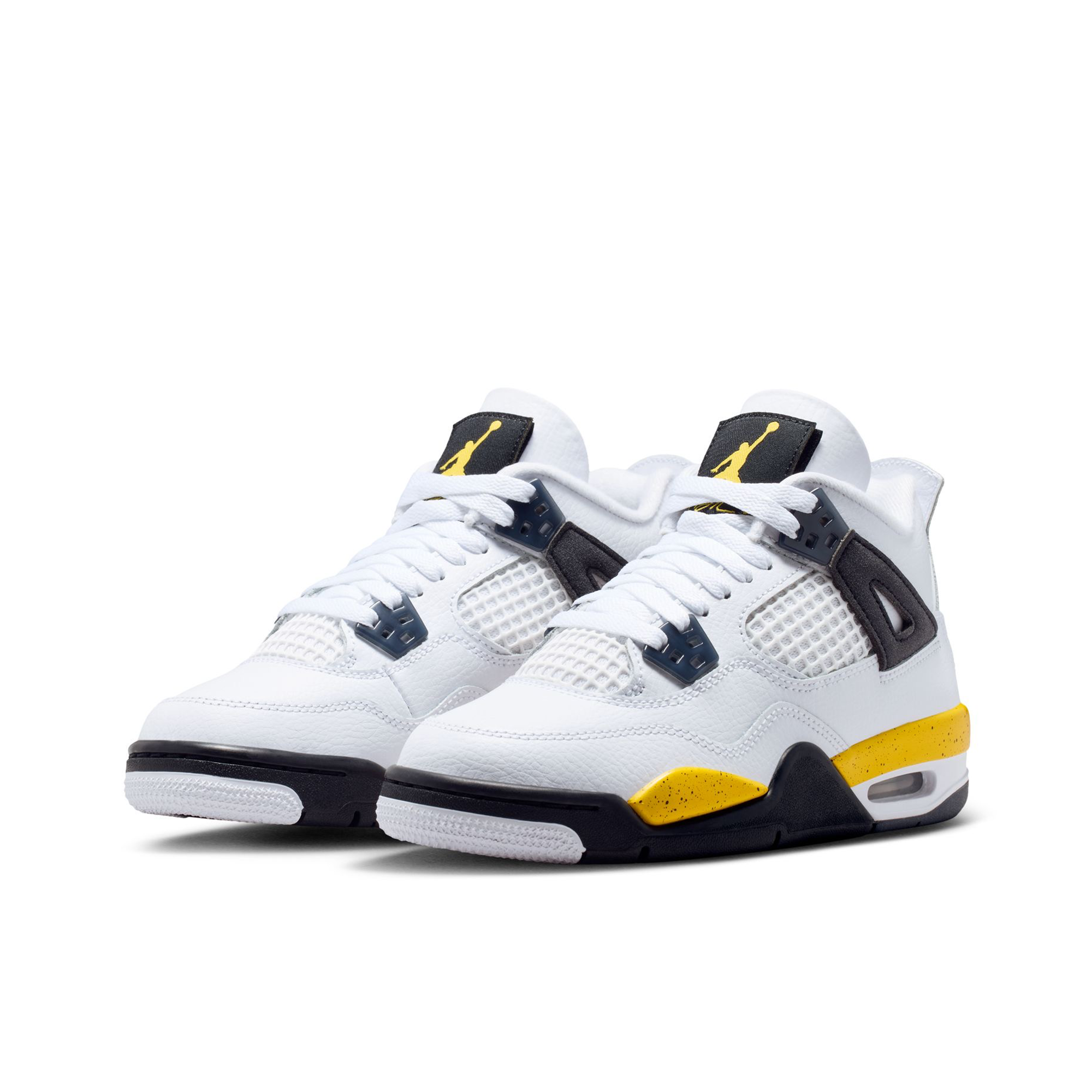 Grade School Air Jordan 4 Retro 'Tour Yellow' - 408452-102