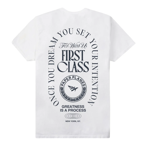 Paper Planes First Class Tee -White -200483