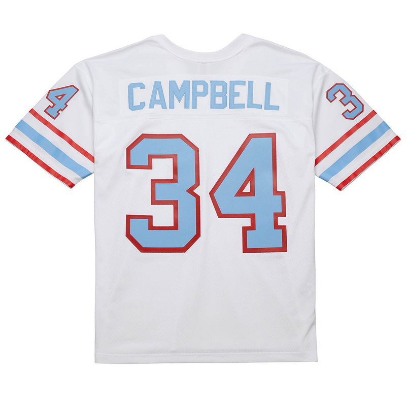 Mitchell & Ness Replica Earl Campbell Houston Oilers 1979 Jersey-White-JY8592-HOIWHIT