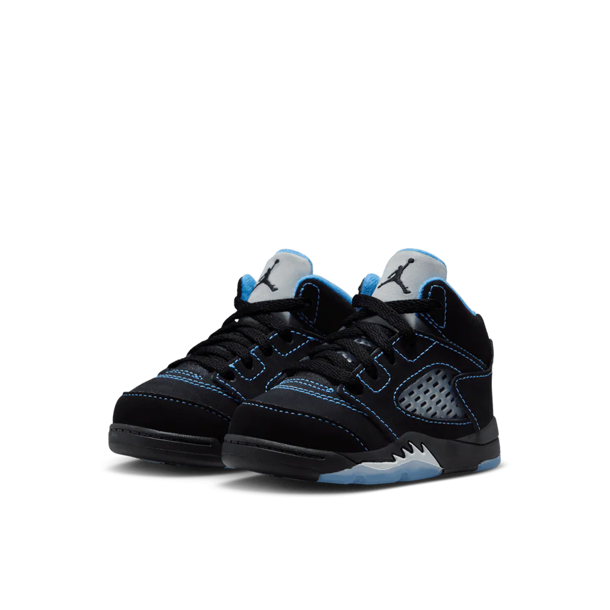 Toddler Jordan 5 Retro 'Black University Blue' - 440890-008