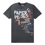 Paper Planes Collage Tee - Washed Black - 200473