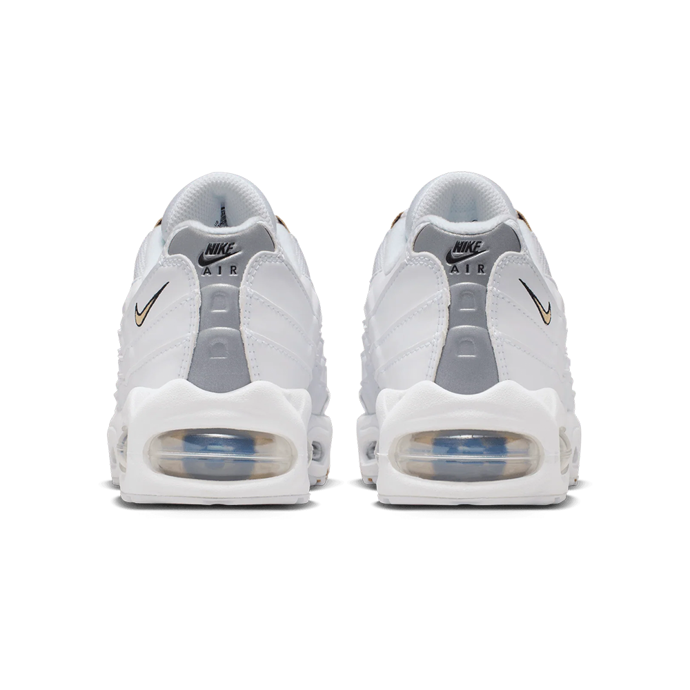 Grade School Nike Air Max 95 BB LTR 'White/Gold' - II4130-102