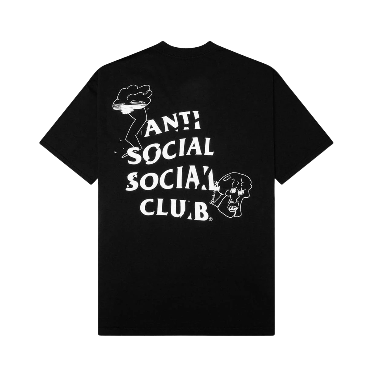 Anti Social Social Club Illustrated Tee-Black - ASSCFW26SS09
