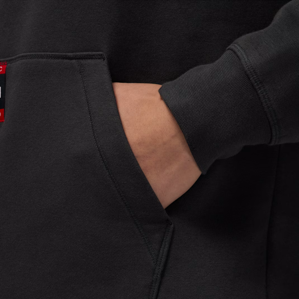 Jordan Brooklyn Fleece Hoodie - Blk/Red -HQ2665-045