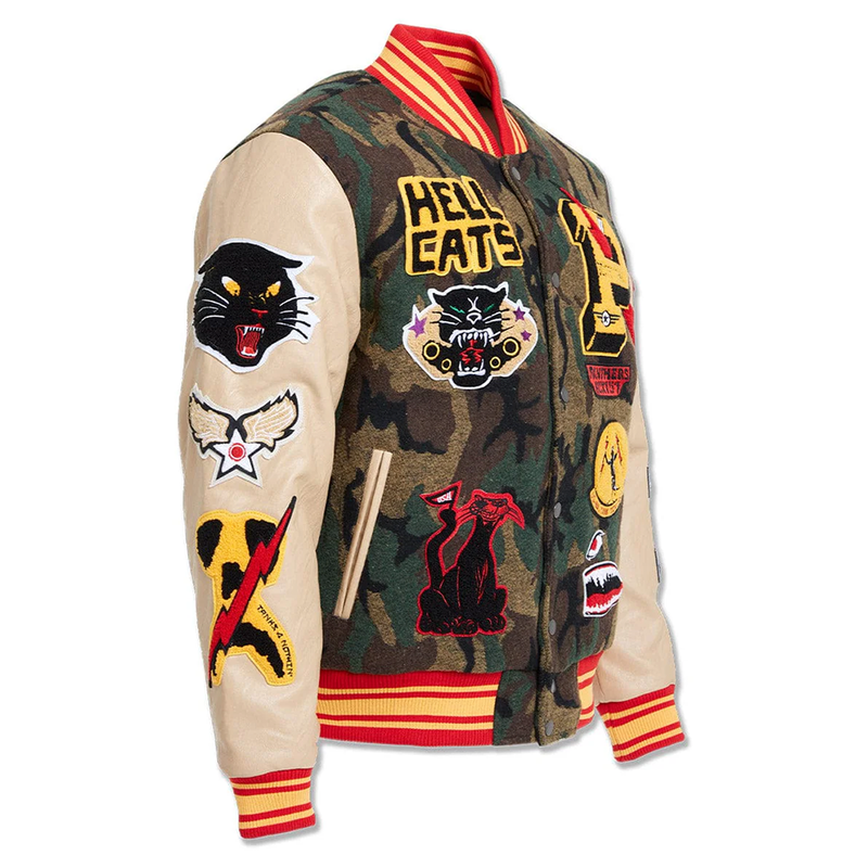 Jordan Craig Hellcat Varsity Jacket-Vintage Camo-91646