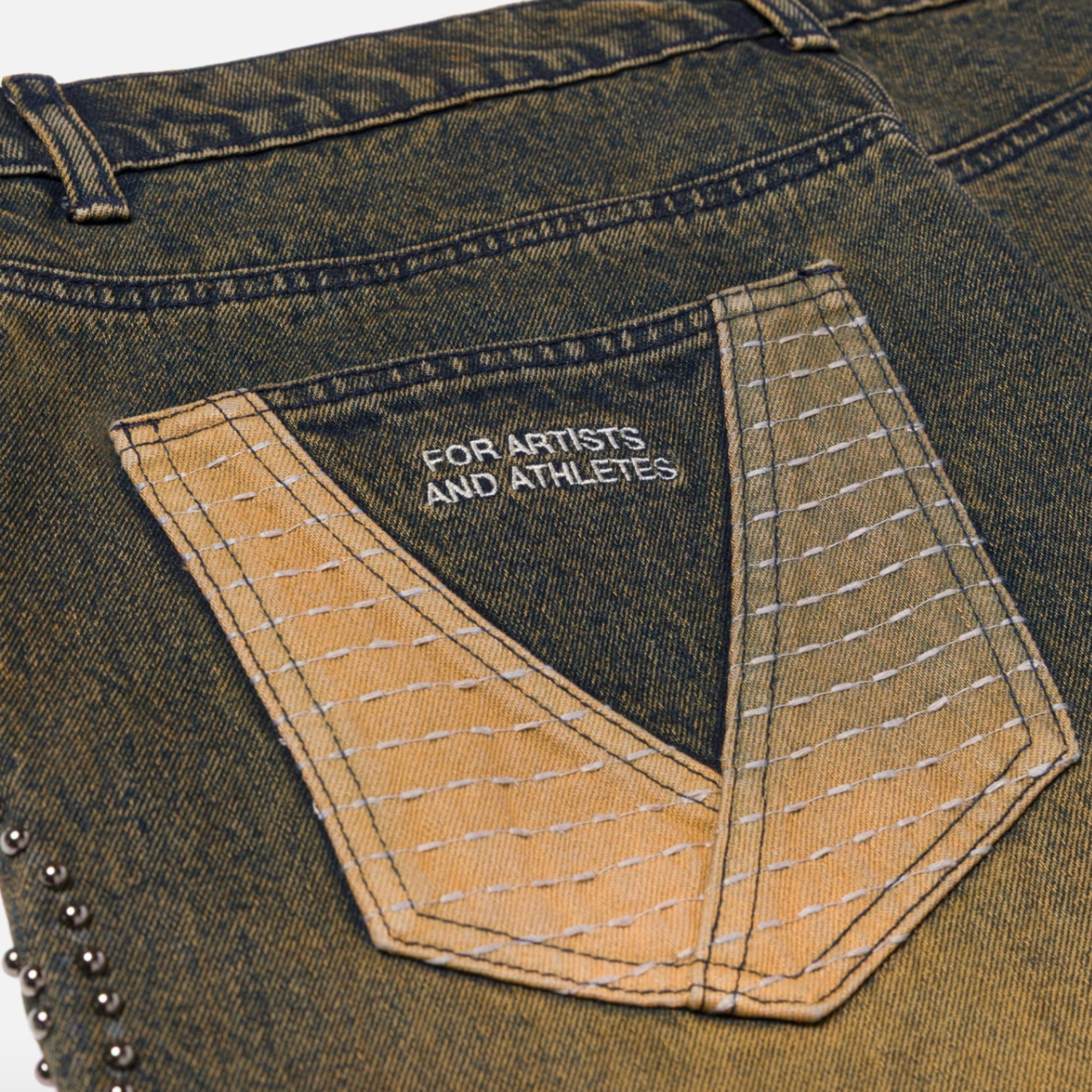 Ryoko Rain Vintage Washed Stutted Jeans - Rusty - RYO-FA26-30