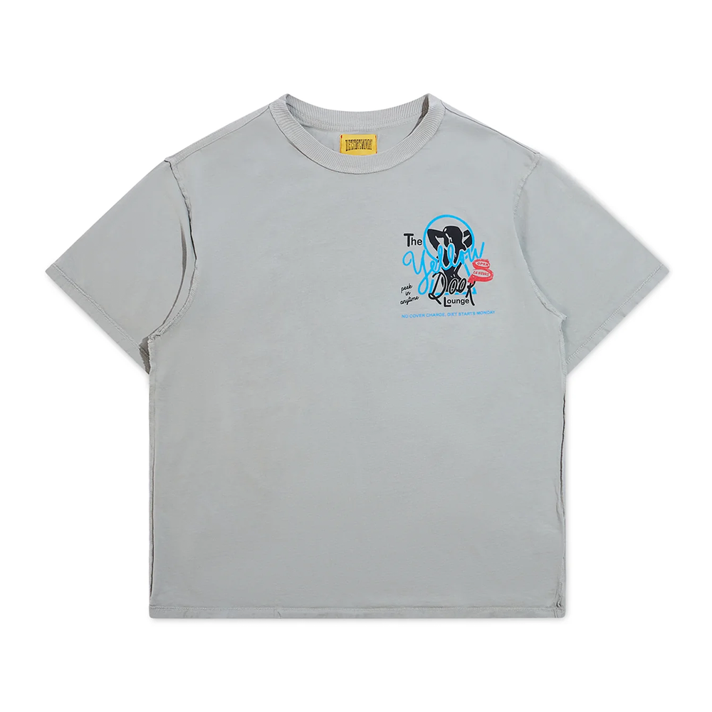 Diet Starts Monday Yellow Door Tee-Heather Grey-DSM-PS25-035