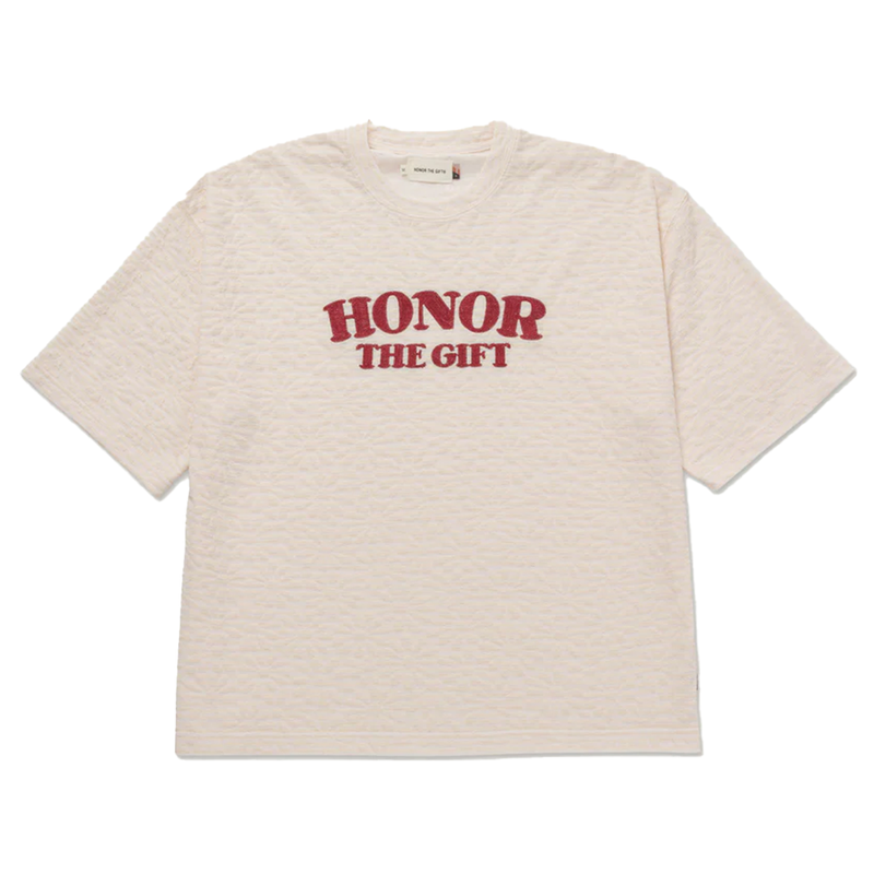 Honor The Gift Stripe Box Tee-Bone-Htg240141