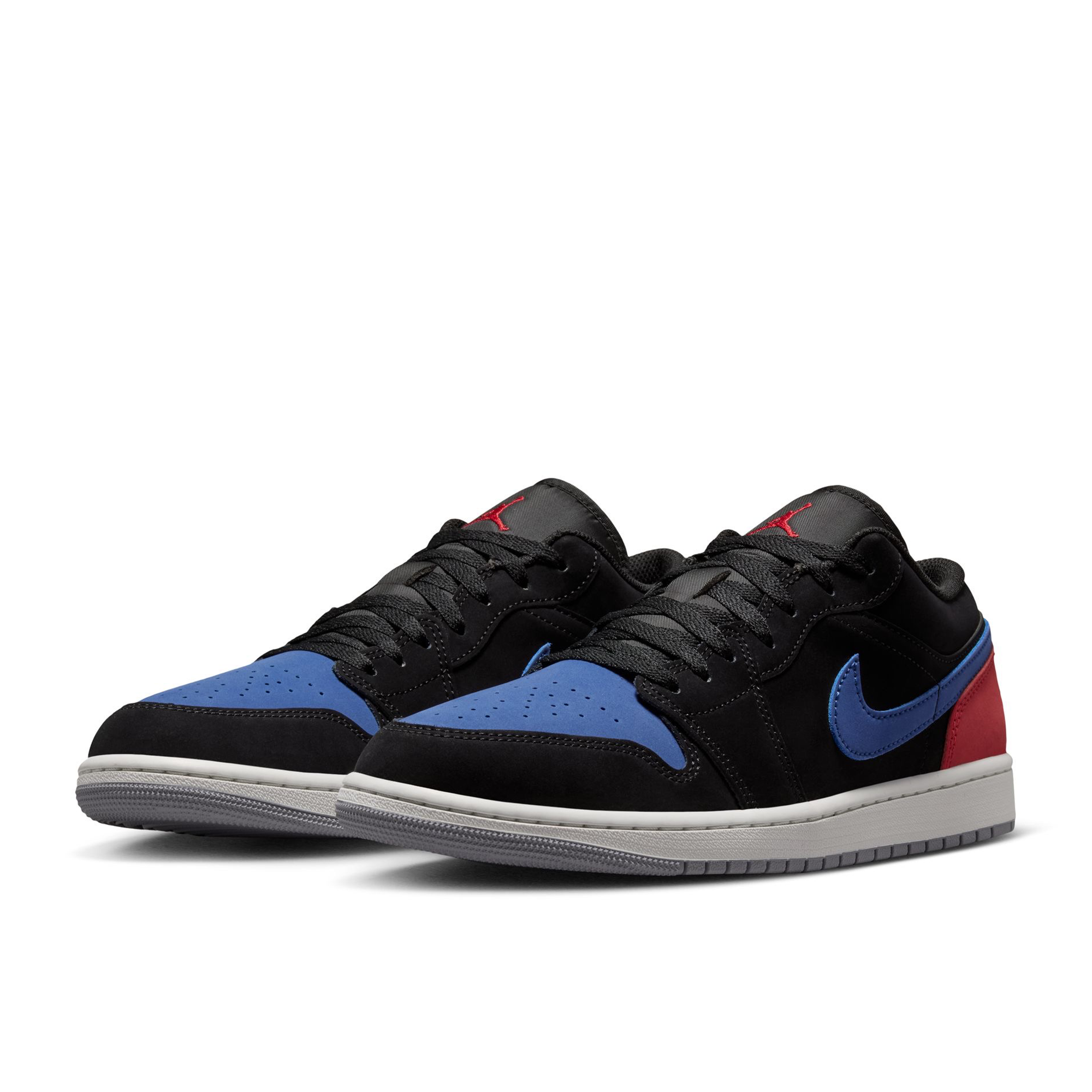 Men's Air Jordan 1 Low 'Black Summit/True Blue' - 553558-049