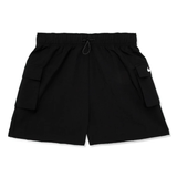 Women's Nike Sportswear Essential Woven High-Rise Shorts-Black-DM6247-010