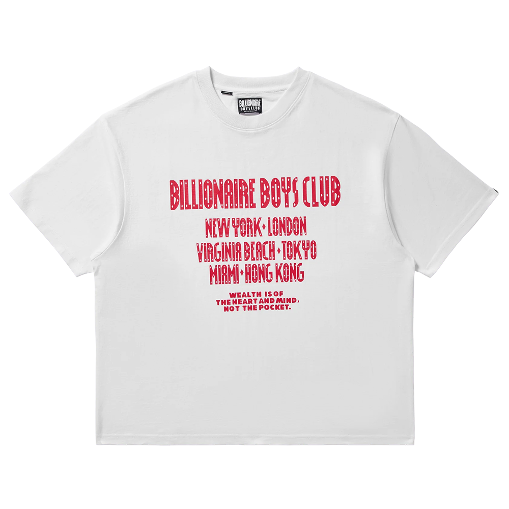 Billionaire Boys Club BB Club SS Knit(Boxy Fit)-White - 861-1313