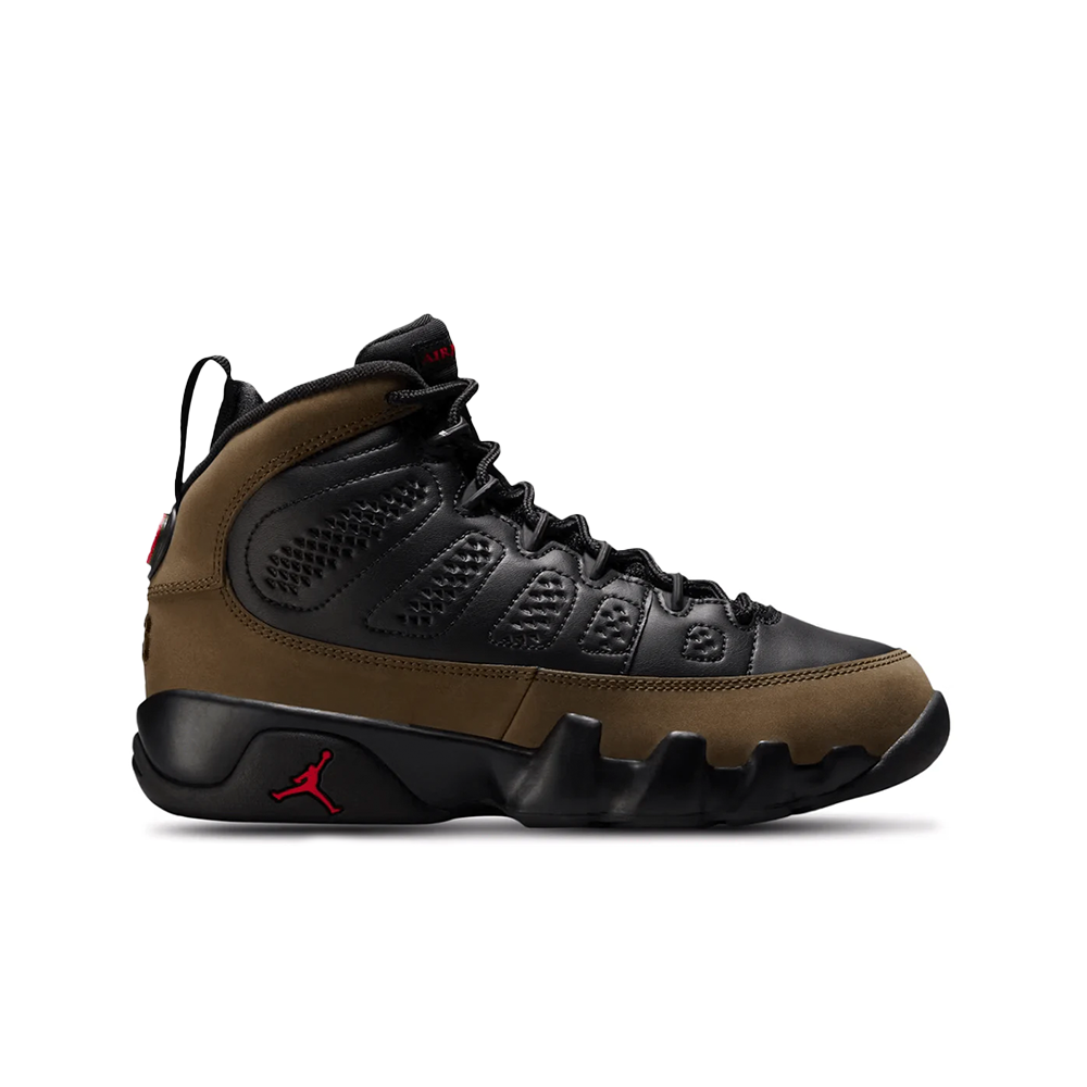 Grade School Air Jordan 9 Retro 'Olive' - HV4574-030