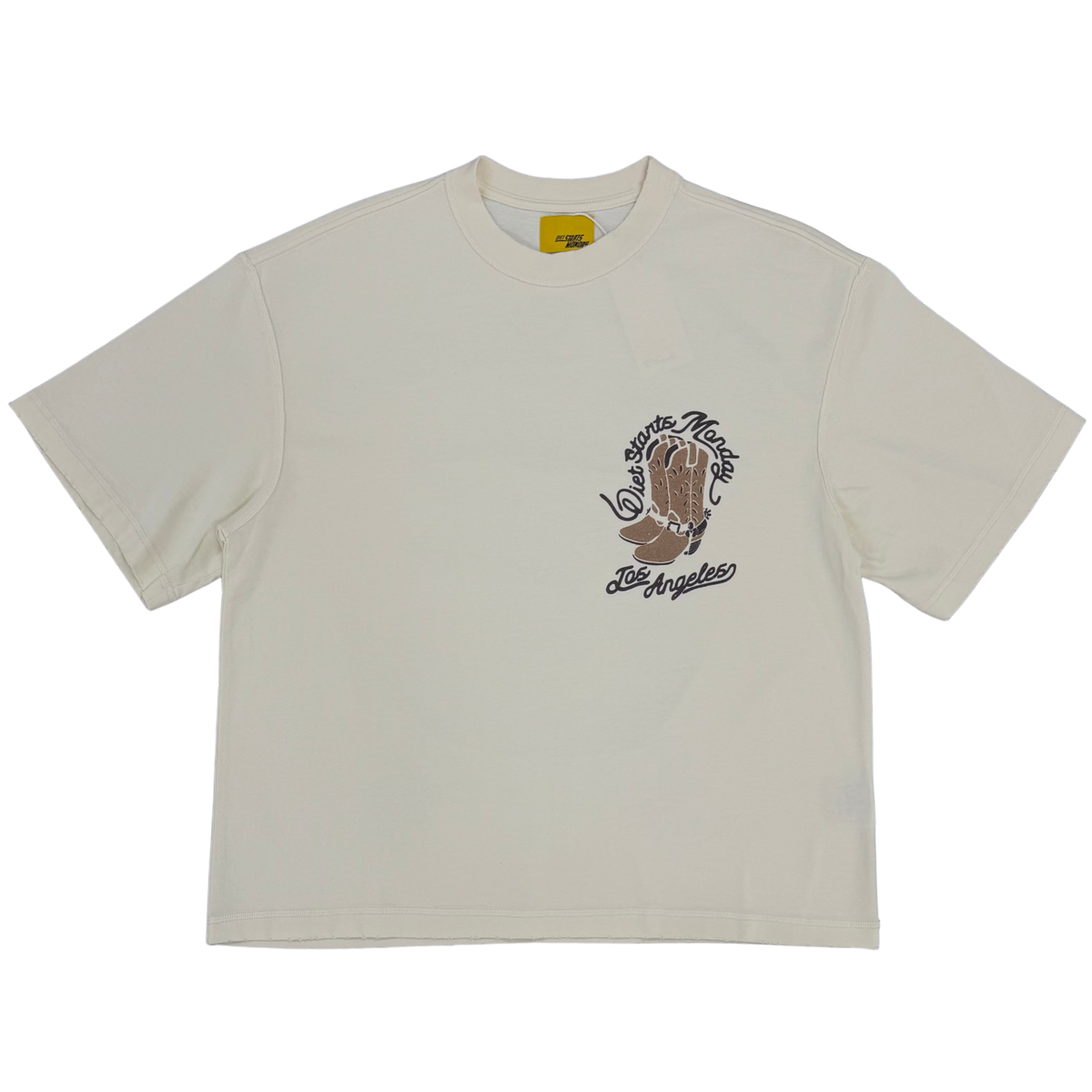 Diet Starts Monday Cowboy Tee - Antique White - DSM-FW26-086