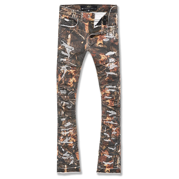 Jordan Craig Martin Stacked-Ripple Effect Denim-Timber Shade-JTF1157C