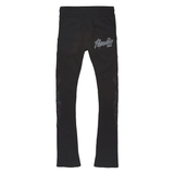 Jordan Craig Paradise Tour Stacked Sweatpants-Noir-8241L