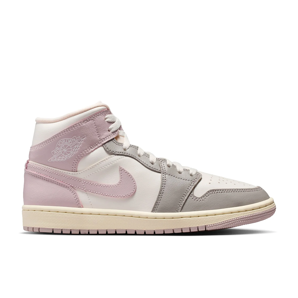 Women's Air Jordan 1 Mid 'Enigma Stone' - BQ6472-122