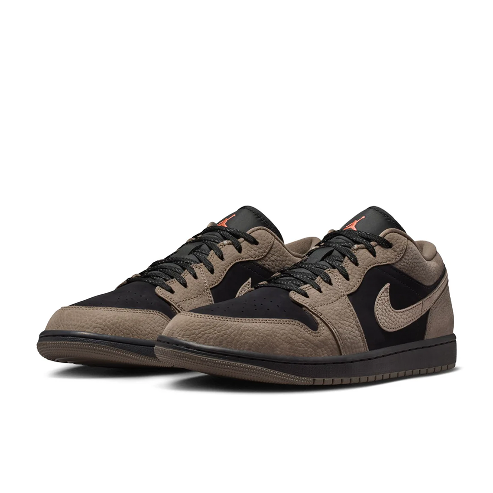 Men's Air Jordan 1 Low SE 'Black/Olive Grey' -IB7109-005
