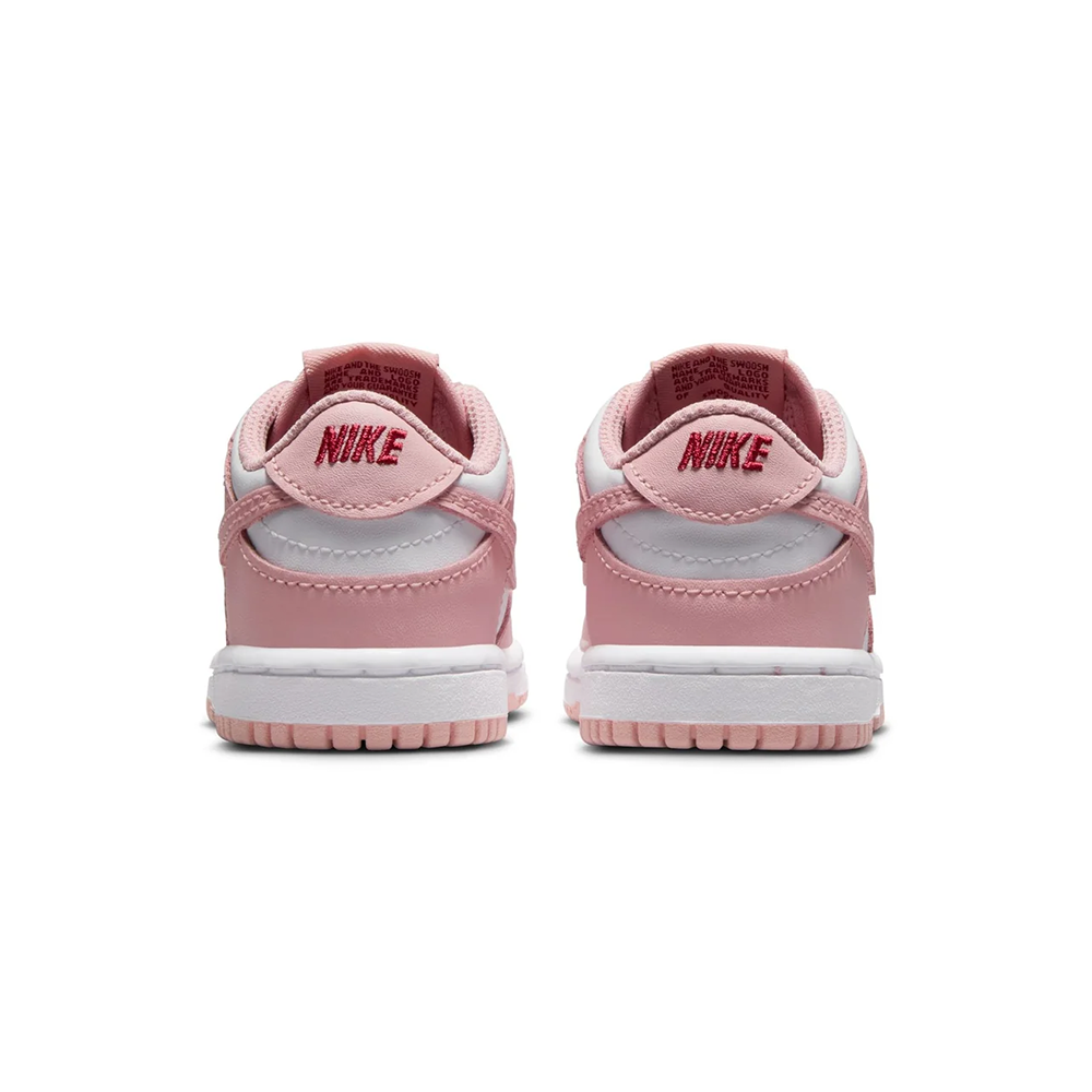 Toddler Nike Dunk Low 'White/Pomegranate' - HV0929-100