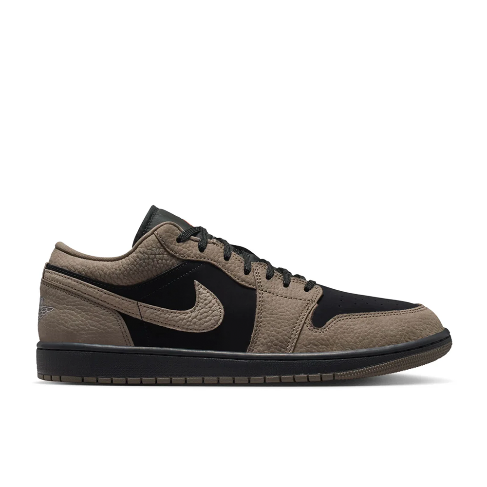 Men's Air Jordan 1 Low SE 'Black/Olive Grey' -IB7109-005