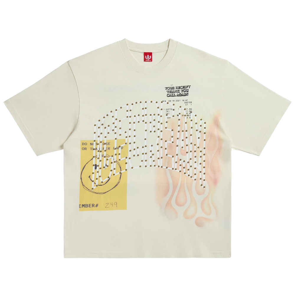 Ice Cream The Hill SS Knit (Oversize)-White - 461-1311