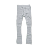 Boys Jordan Craig Uptown Stacked Sweatpants - Heather Grey - 8860LB