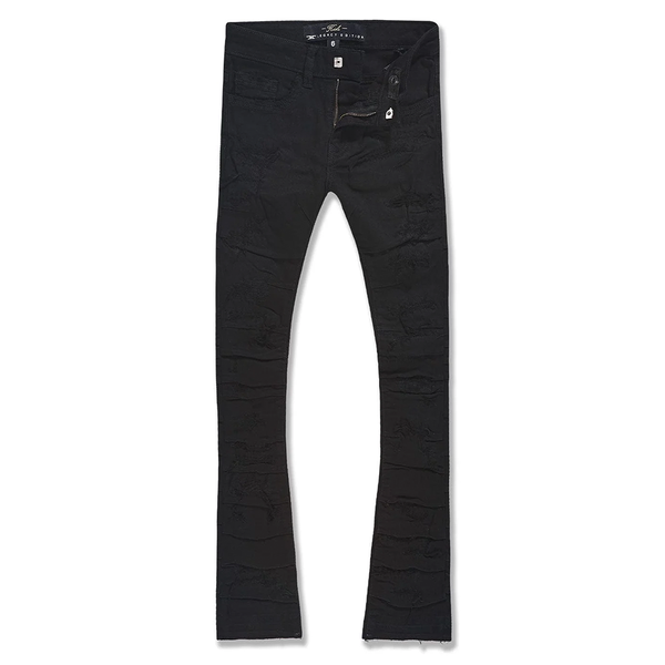 Jordan Craig Martin Stacked - Ripple Effect Denim-Jet Black-JTF1157A