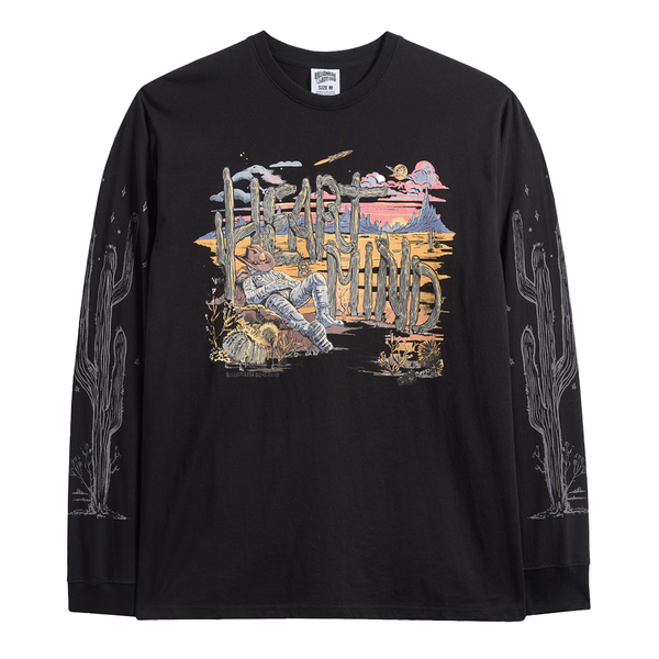 Billionaire Boys Club BB Siesta LS Tee-Black-841-9205