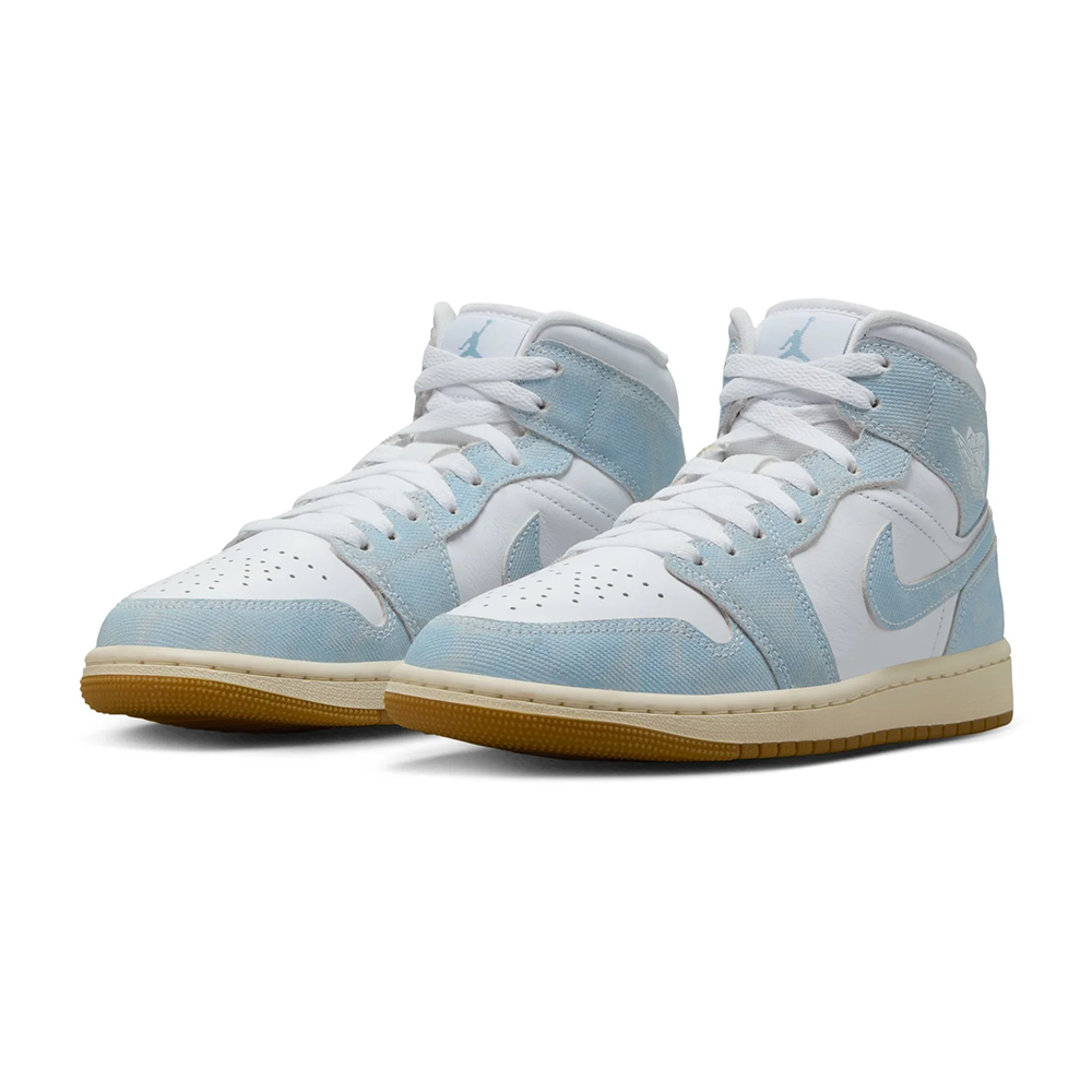 Women's Air Jordan 1 Mid SE 'Denim' - HQ2005-100
