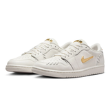 Womens Air Jordan 1 Low Method of Make - 'Sail/metallic Gold-sail'-FN5032-100