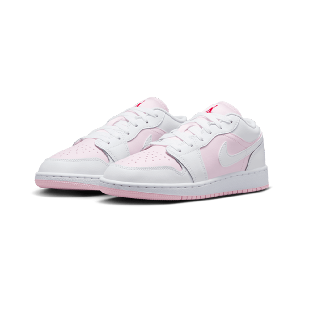 Grade School Air Jordan 1 Low 'Pink Foam' - 553560-608