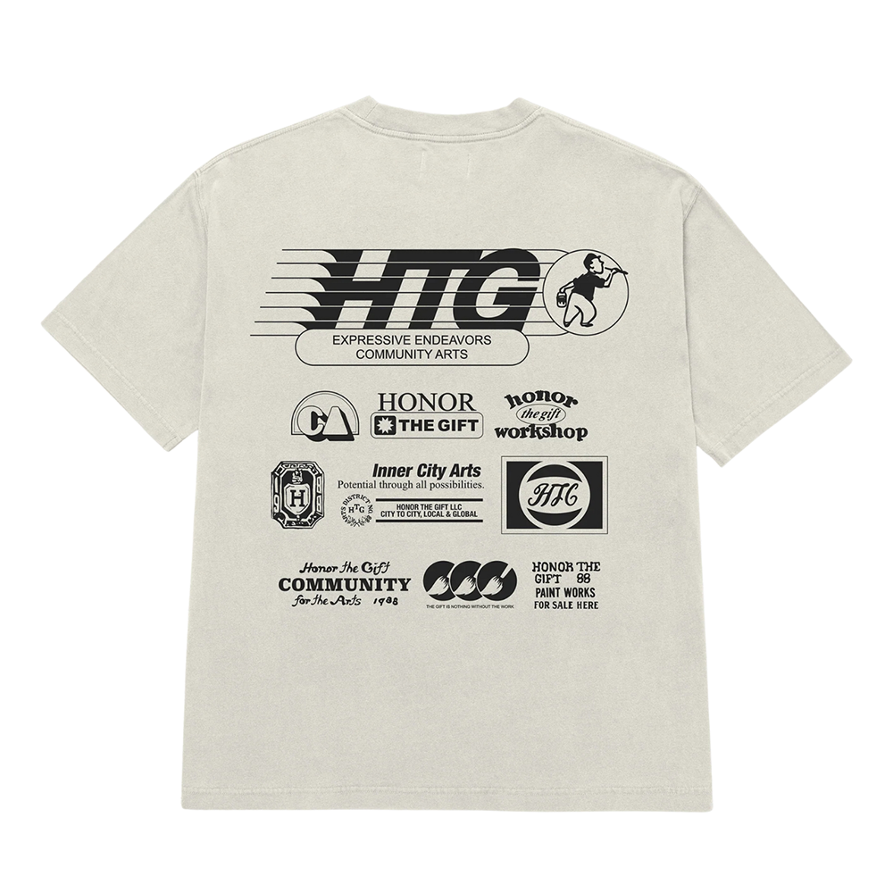 Honor The Gift Paint Works Shirt - Bone - HTG250394