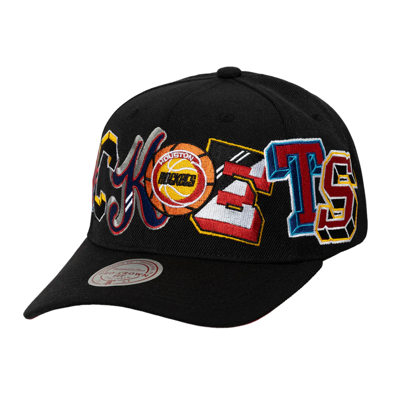 Mitchell & Ness Mlb Hyper Type Pro Snapback Hwc Rockets -HP10413-HROBLCK