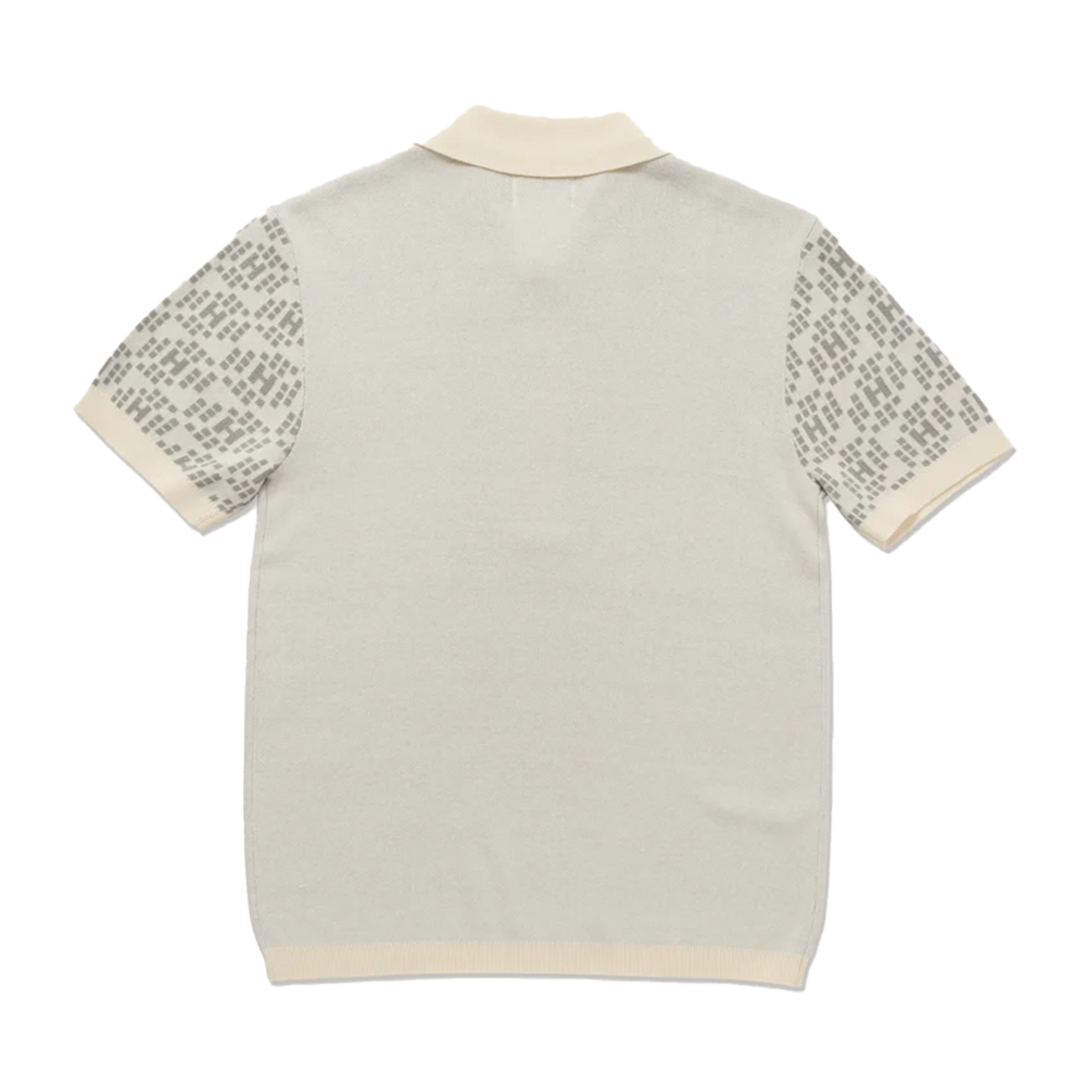 Honor The Gift Knit H Pattern Polo-Bone-HTG240148