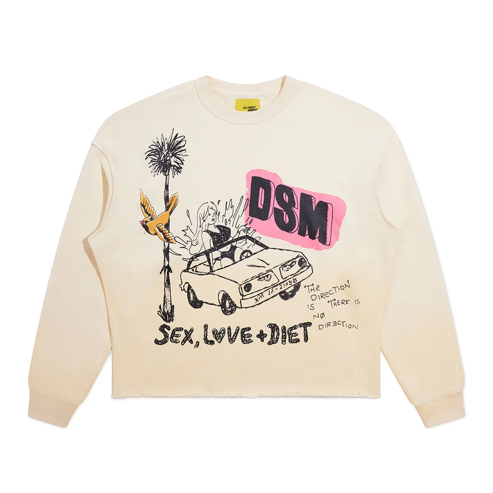 Diet Starts Monday SL&D Sweatshirt - Antique White- DSM-SP125-018