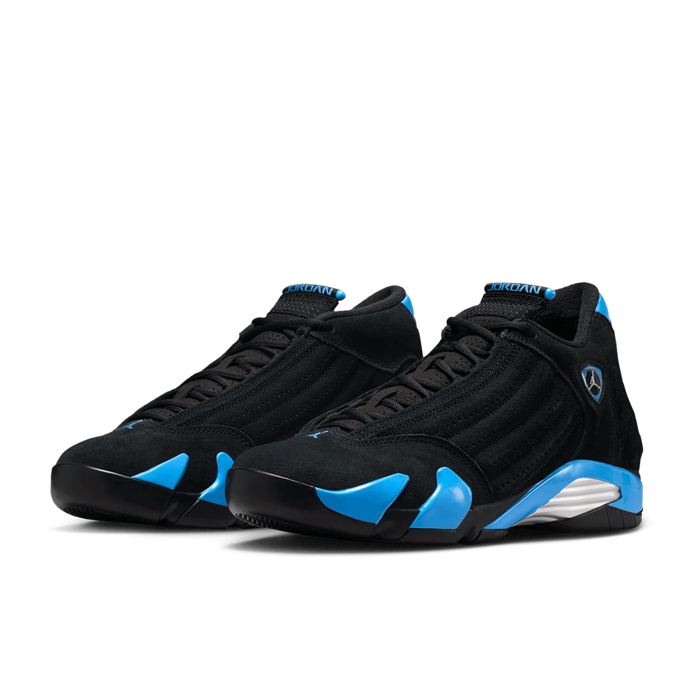 Men's Air Jordan 14 Retro 'Black/University Blue' - 487471-007