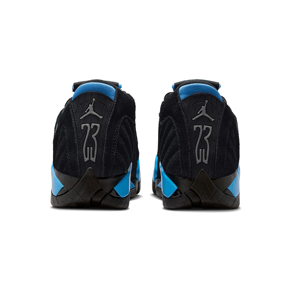 Grade School Air Jordan 14 Retro 'Black/University Blue' - 487524-007