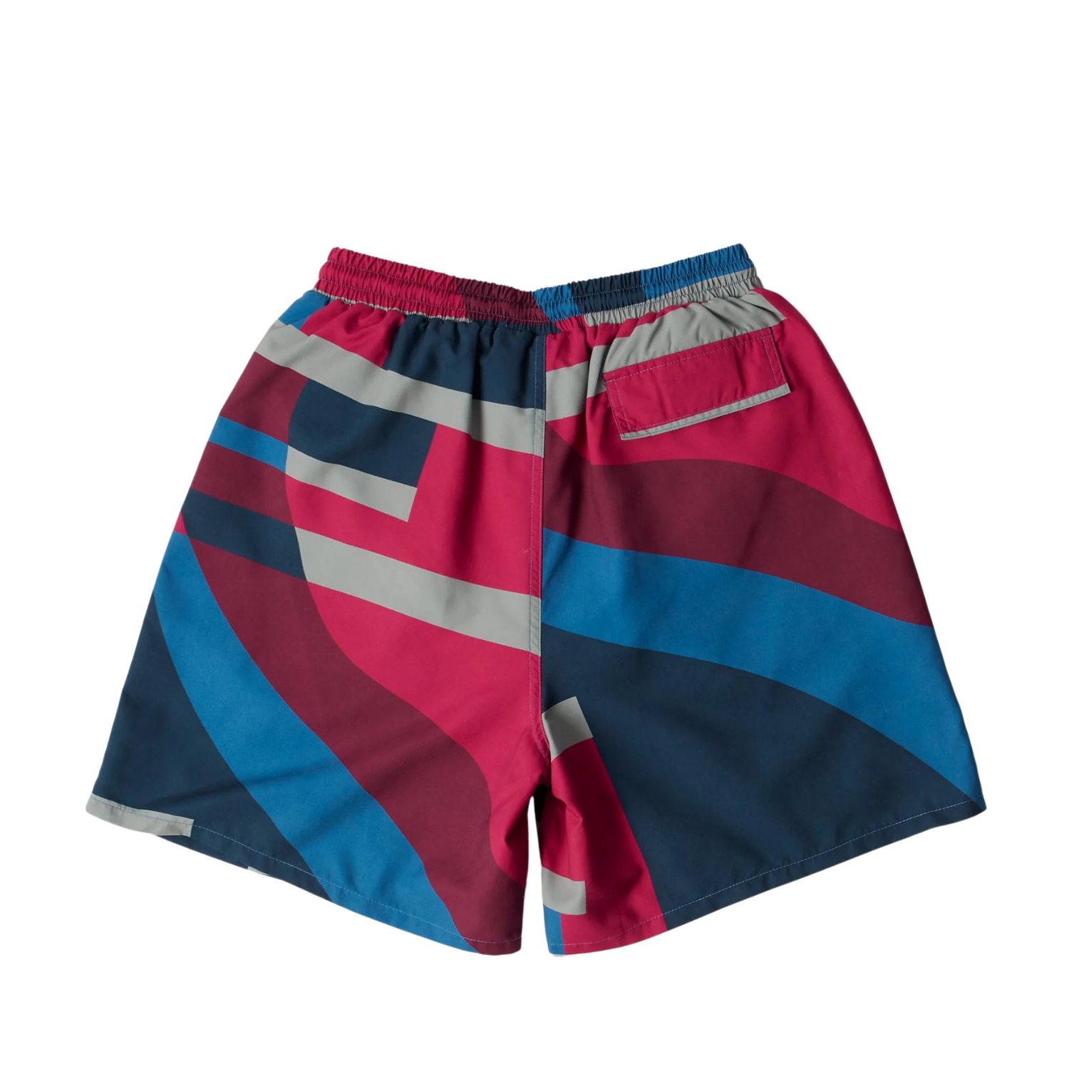 Parra Vertical Forest Swim Shorts-Blue- 54155