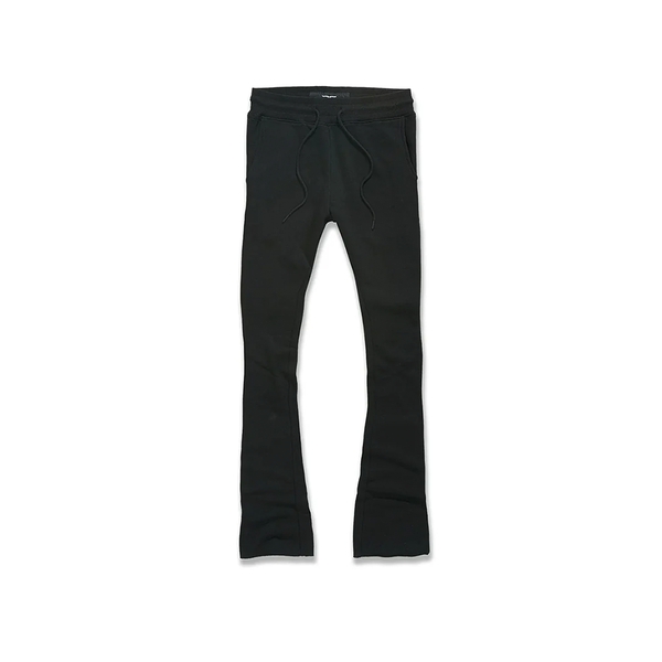 Boys Jordan Craig Uptown Stacked Sweatpants -Black - 8860LB