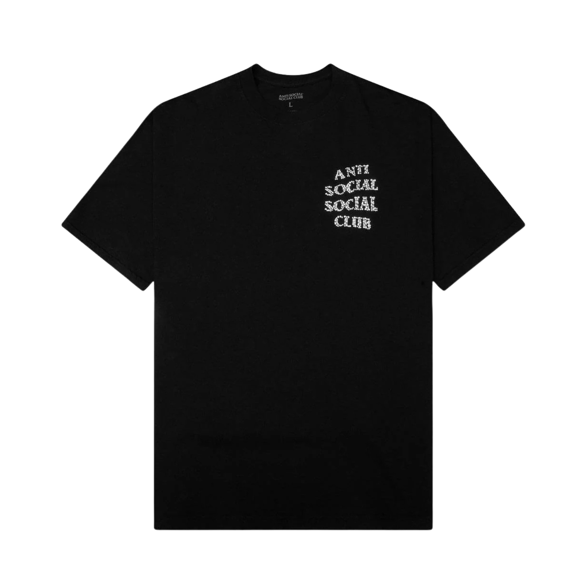 Anti Social Social Club Rhinestone Tee-Black - ASSCFW26SS11