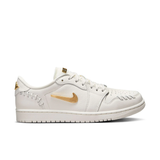 Womens Air Jordan 1 Low Method of Make - 'Sail/metallic Gold-sail'-FN5032-100