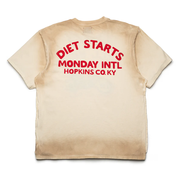 Diet Starts Monday Hell Bent Tee-Antique White-DSM-FA24-047