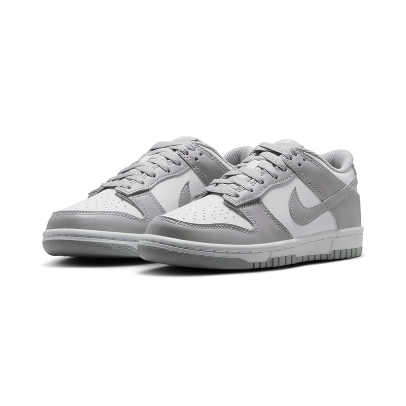Nike Dunk Low -White/lt Smoke Grey-white-FB9109-123 (GS)