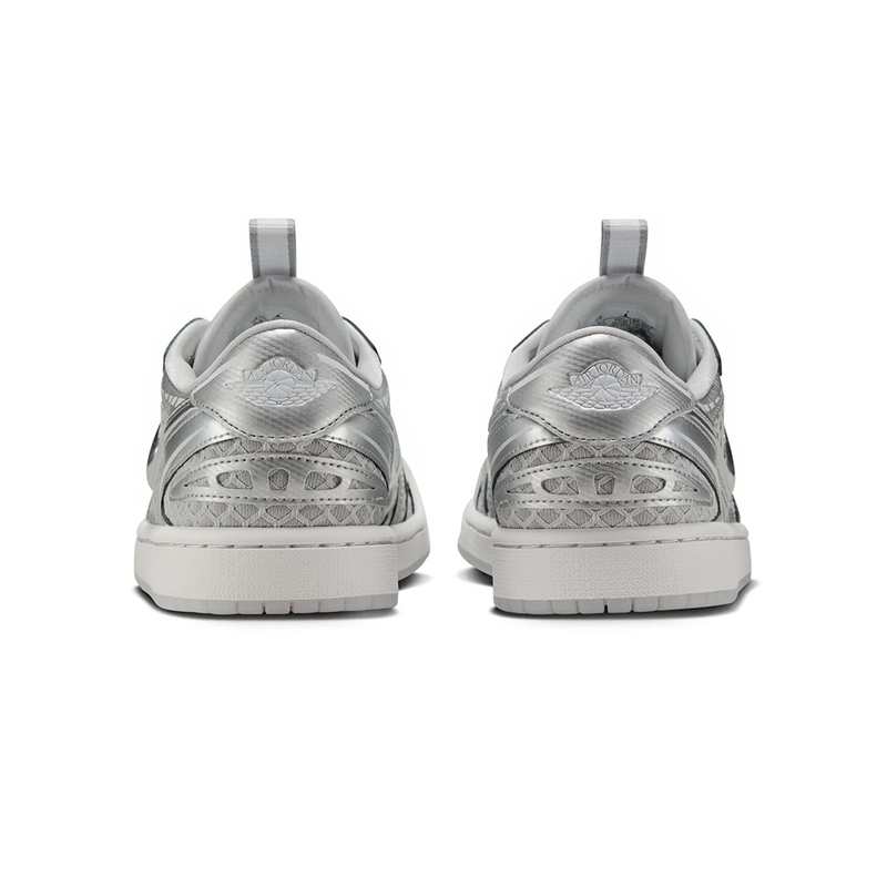 Women's Jordan 1 Low Method of Make 'Metallic Silver' - HQ2186-002